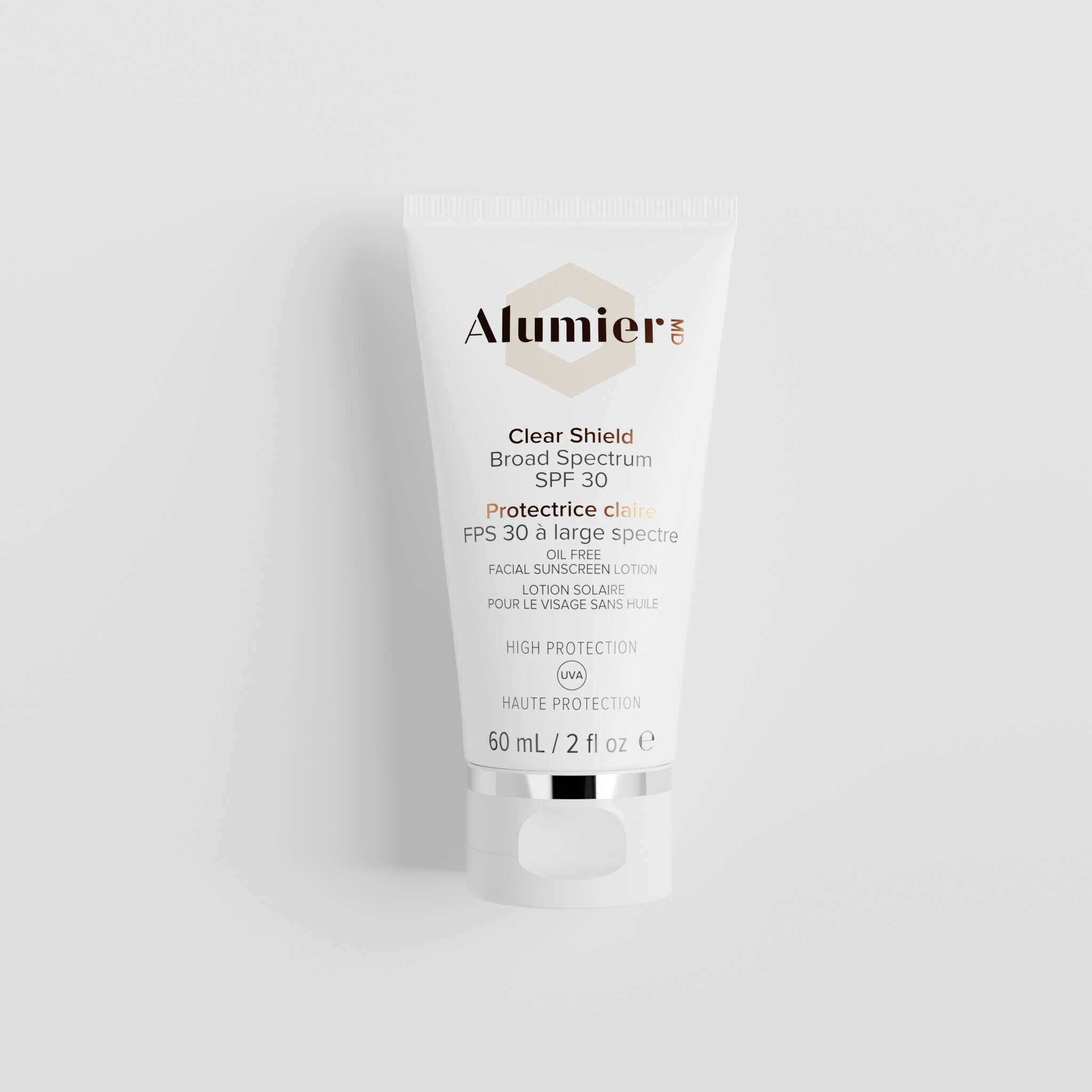 clear-shield-spf-30 ALUMIERMD CLEAR SHIELD BROAD SPECTRUM SPF 30, 60 ML - Image 1