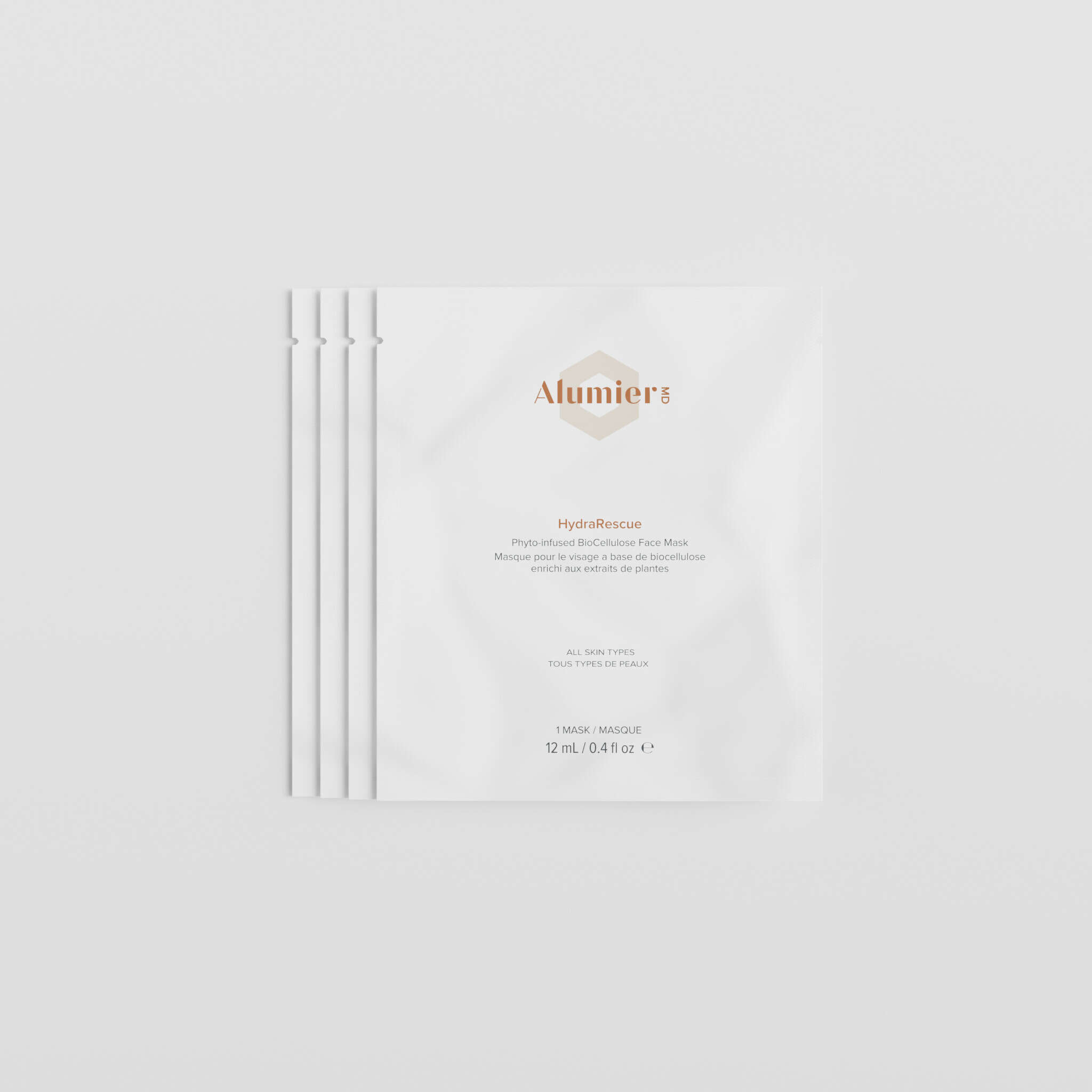 hydrarescue-biocellulose-face-mask-4-pack ALUMIERMD HYDRARESCUE BIOCELIULIOZĖS KAUKĖ, 4 VNT. - Image 1
